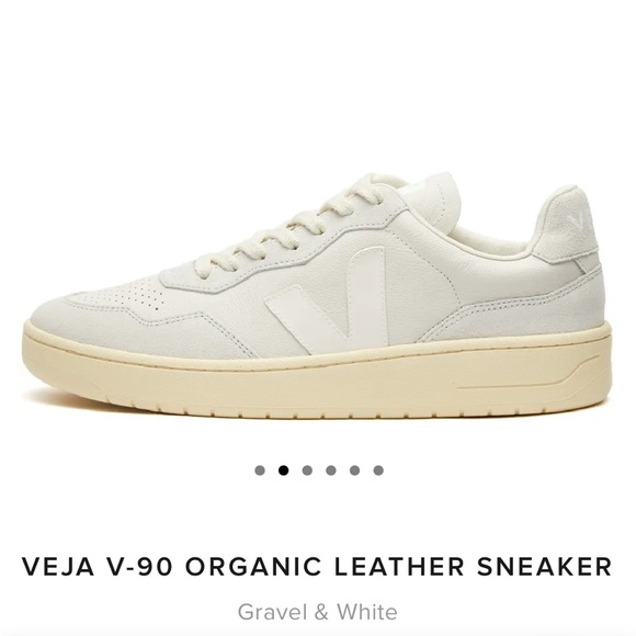 Organic leather Veja-90s (wrong size - your gain). Worn once - Picture 7 of 8